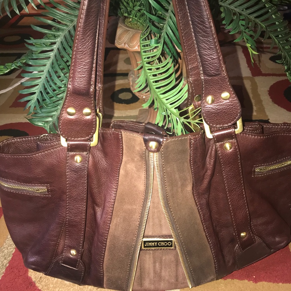 ‼️Flash Sale‼️ Jimmy Choo Mona Leather/suede tote